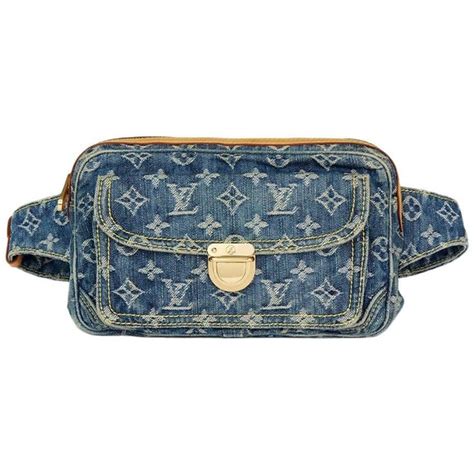 denim louis vuitton bum bag